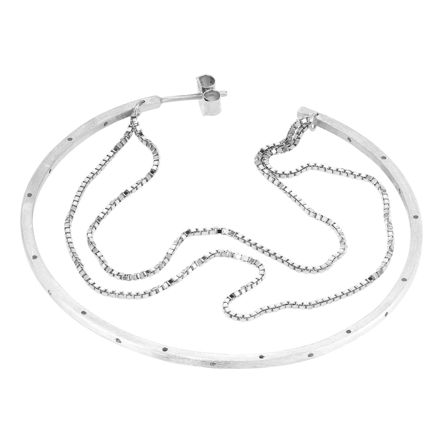 Orbis Chain ørering, stor - sølv